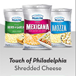 Kraft Shredded Cheese with Philly