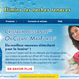 Oxi Clean Website