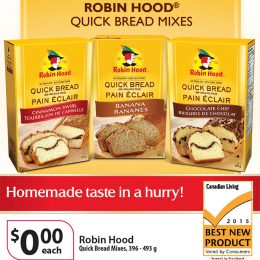 Smuckers Robin Hood Quick Bread