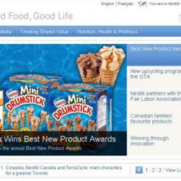 Nestle Website
